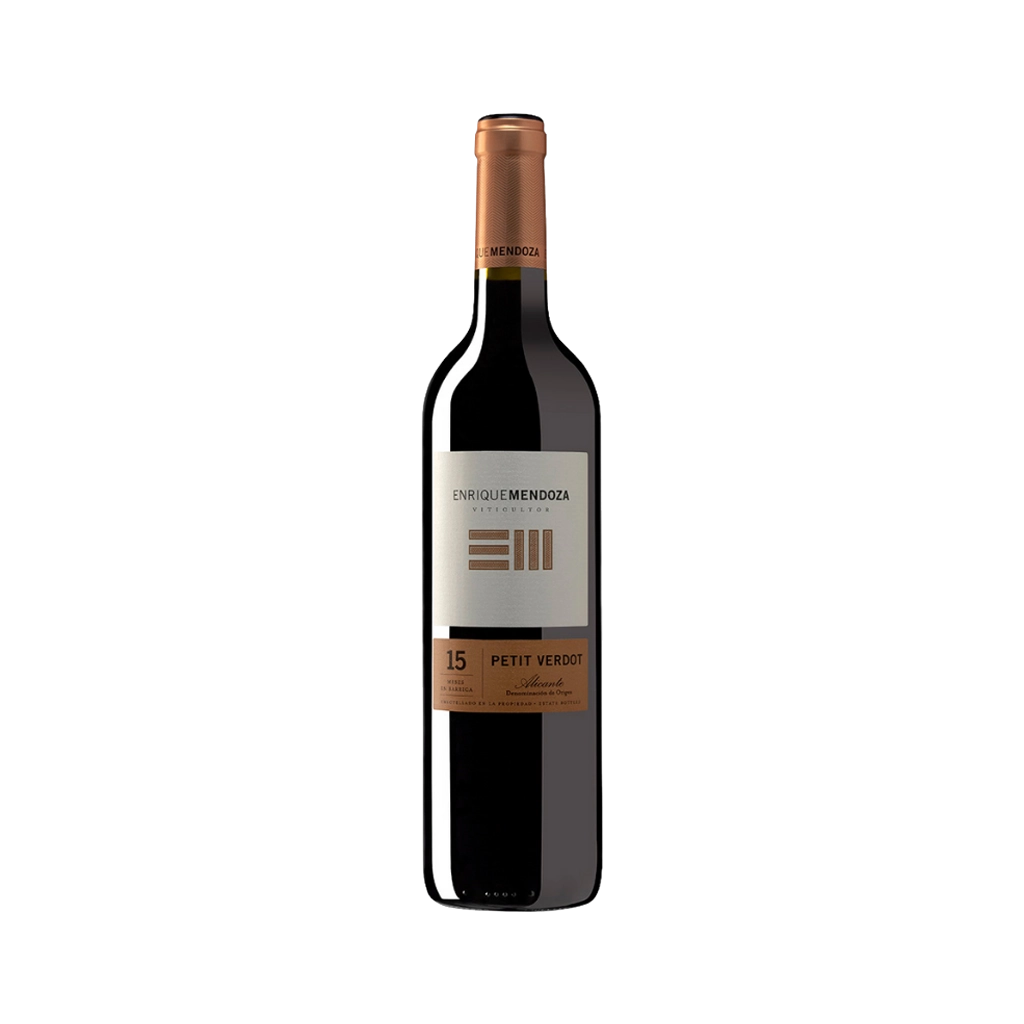 Bild von Enrique Mendoza Petit Verdot Crianza - Rotwein