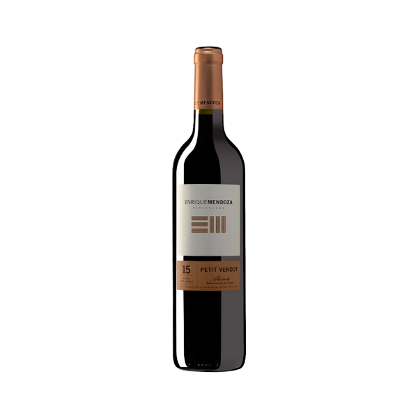Bild von Enrique Mendoza Petit Verdot Crianza - Rotwein