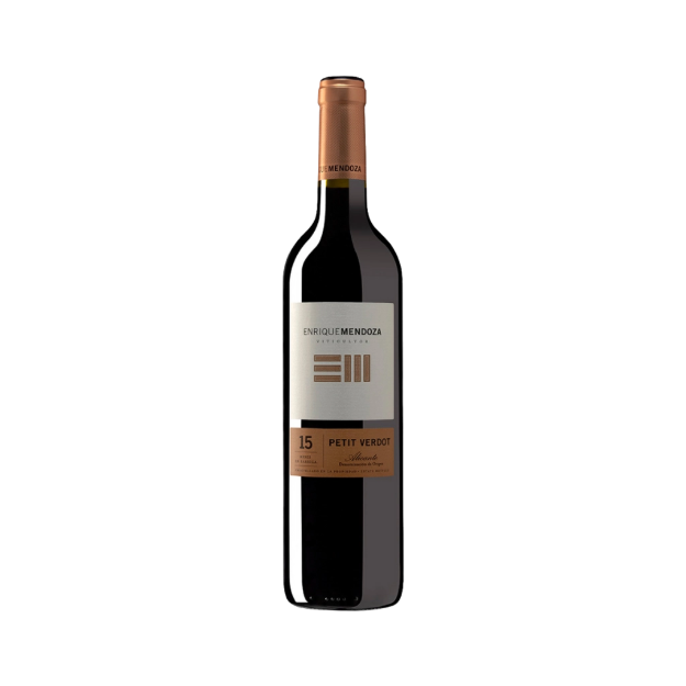 Bild von Enrique Mendoza Petit Verdot Crianza - Rotwein